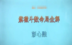 彭心融《紫微斗数命局全解》视频课程74集