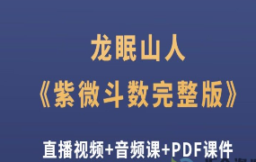 龙眠山人-紫微斗数完整版