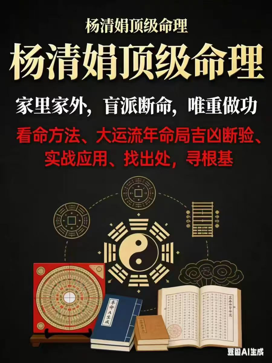 杨清娟顶级命理